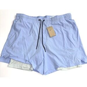 Nike Shorts 2-in-1 Lined 7" Shorts Gym Workout Training  Men's 3XL $70